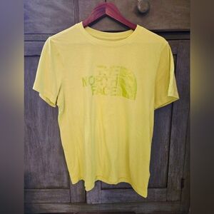 The North Face Flourescent Yellow Short Sleeve Tee